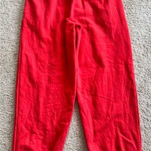 Women Athleta Sweatpants, Red Size XXS